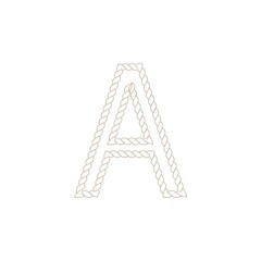 A Rope icon vector illustration template