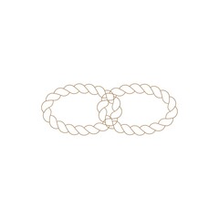 Rope icon vector illustration template