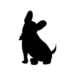 Silhouette of a dog