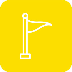 Flag Vector Icon Design Illustration