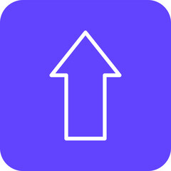 Up arrow Vector Icon Design Illustration