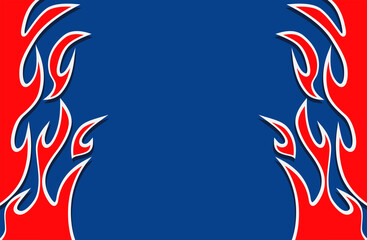 Simple background with flame pattern and some copy space area