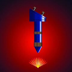 CNC laser machine head