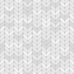 Vector seamless knitted pattern. Cute melange ornament. Design for fabric, textile, wallpaper, wrapping paper.