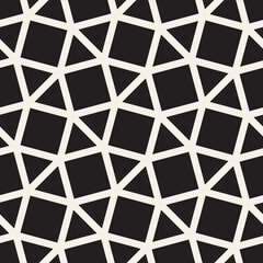 Vector seamless pattern. Repeating geometric elements. Stylish background design.