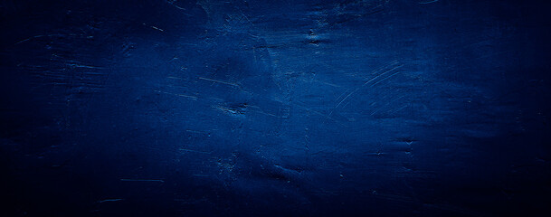 dark blue grungy abstract cement concrete wall texture background