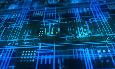 Business explore metaverse technology with blockchain network connecting. Smart city digital world metaverse. Cryptographic city inside metaverse.	