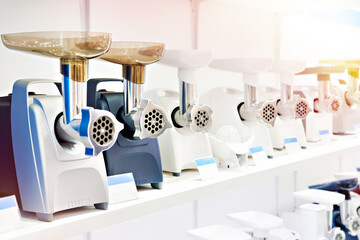 Electric meat grinders