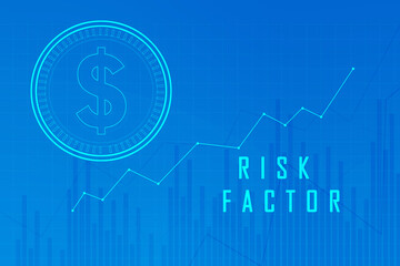 2d rendering Stock market online business concept