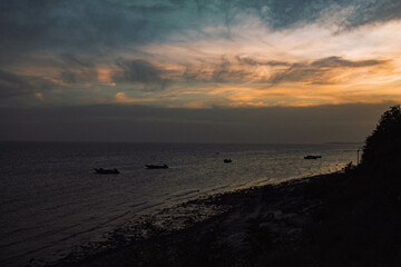 Fototapeta premium sunset on the beach