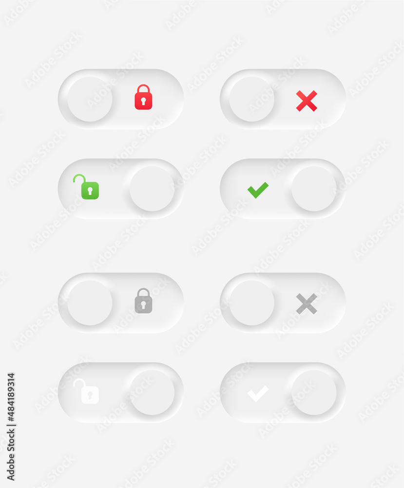 Poster Web and mobile application selector. 3d vector clipart