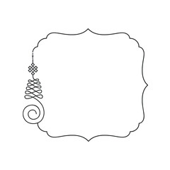 Buddhist symbol represents life’s path frame