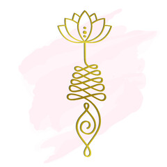 Fototapeta na wymiar Buddhist symbol for life path