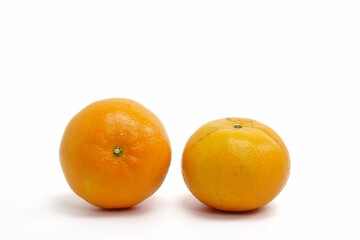 orange on white background