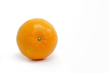 orange on white background