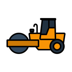 Icon Of Road Roller