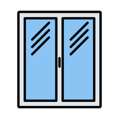 Icon Of Closed Window Frame