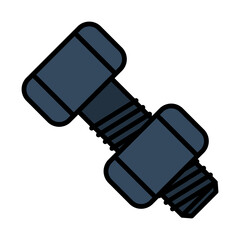 Icon Of Bolt And Nut
