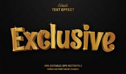 Exclusive Editable Text Effect Style