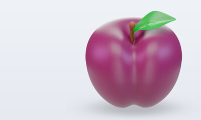 3d chinese new year Plum icon rendering Top view
