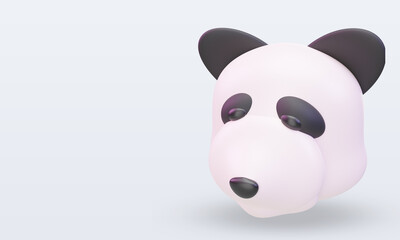 3d chinese new year Panda Bear icon rendering right view © dwiangga