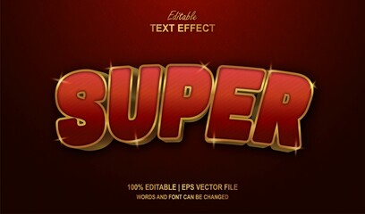 Super Editable Text Effect Style