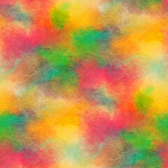 Abstract seamless pattern with acrylic painting