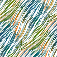 Abstract seamless pattern with acrylic painting