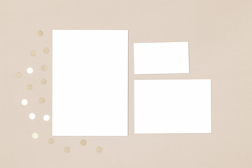 Wedding Stationery Set Mockup