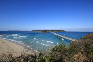 山口県下関市　角島大橋