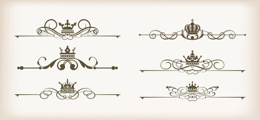 Vintage elements for design - set