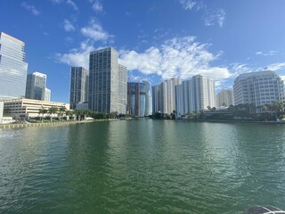 Naklejka premium City skyline, Miami