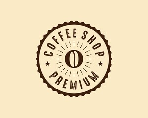 Vintage retro logos and classic coffee shop