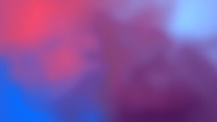 Blurred gradient gradation abstract background smooth fast transition of bright blue red and white colors of 2022 year concept with smooth movement and copy space