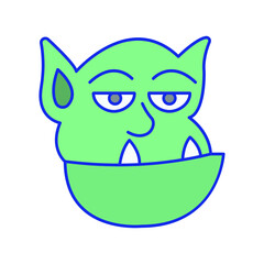 Ogre Vector icon which is suitable for commercial work and easily modify or edit it

