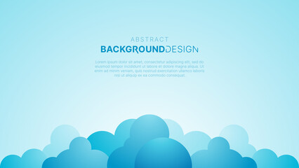 Abstract cloud background with smooth gradient
