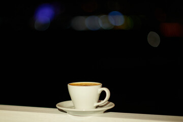 a cup of coffee