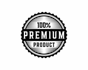 100 percent premium label, 100% premium label stamp