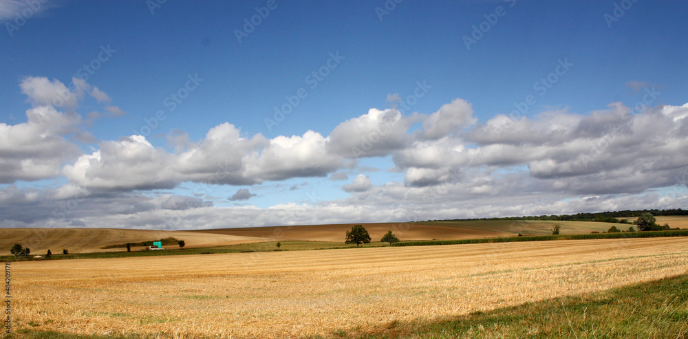 Poster belle plaine de la champagne