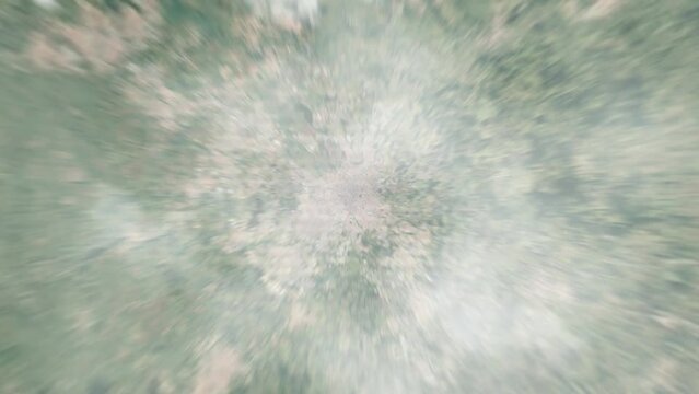 Zoom in from space and focus on Campinas, Sao Paulo, Brazil. 3D Animation. Background for travel intro. Elements of this image furnished by NASA