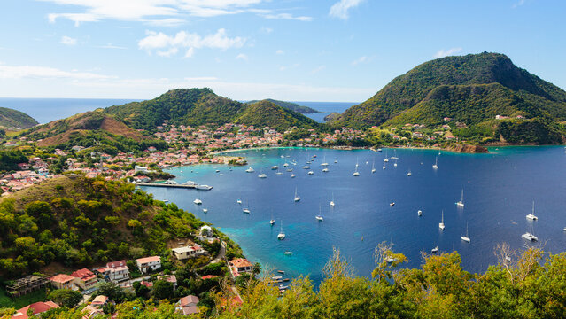 L'ile des saintes, idyllique petit archipel en Guadeloupe.
