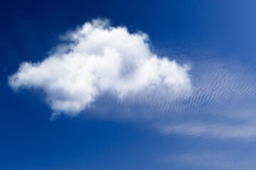 Nice abstract white clouds in blue sky