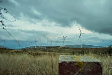 WindMill clouds over the field