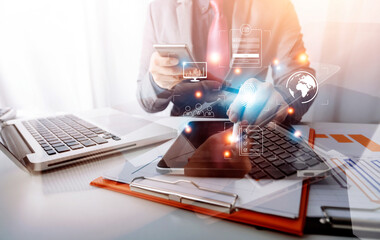 futuristic digital processing of biometric identification fingerprint scanner for access personal financial data. surveillance and security scanning of digital programs cyber futuristic applications