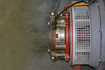 The tasks maintenance motor tower crane these repair coil brake of motor and check all detail of it.