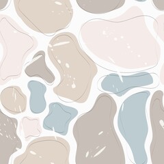 Trendy contemporary abstract  seamless pattern. Fashionable template for your design.