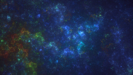 3D rendering abstract colorful fractal light background