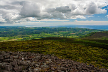 View from Crohaun Hill towards Dungarvan Bay