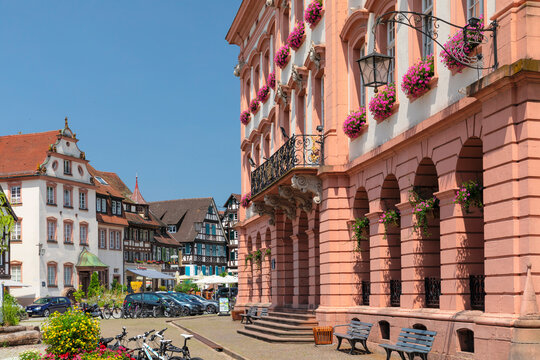 Town Hall on Market Place, Gengenbach, Kinzigtal Valley, Black Forest, Baden-Wurttemberg, Germany