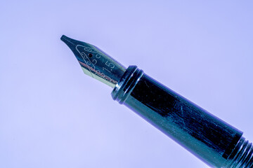 close up of a pen